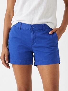 GAP | 4” Inseam Classic Chino Shorts in Royal Cobalt Blue Sz 6
